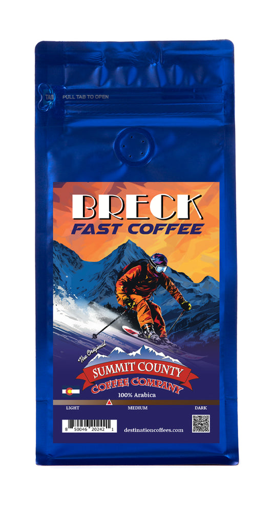 breck fast twelve ounce summit county coffee company