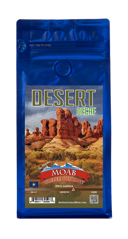 desert decaf moab coffee company twelve ounce